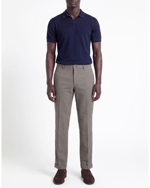 Mason's Gray Pants Cotton, Elastane for men