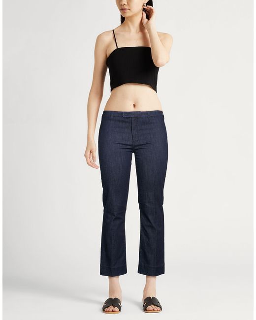 Max Mara Blue Jeans Cotton, Lyocell, Polyester, Elastane