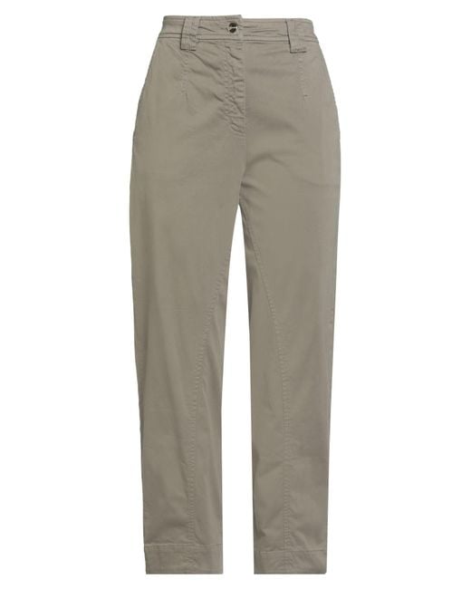 iBlues Gray Pants Cotton, Elastane