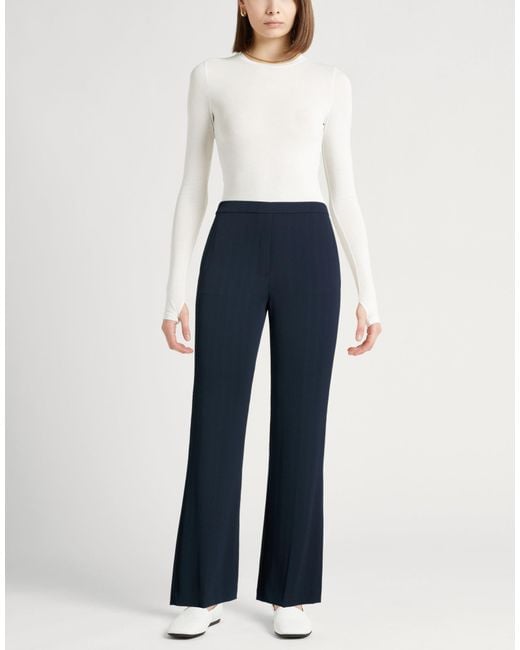 Theory Blue Pants Triacetate, Polyester