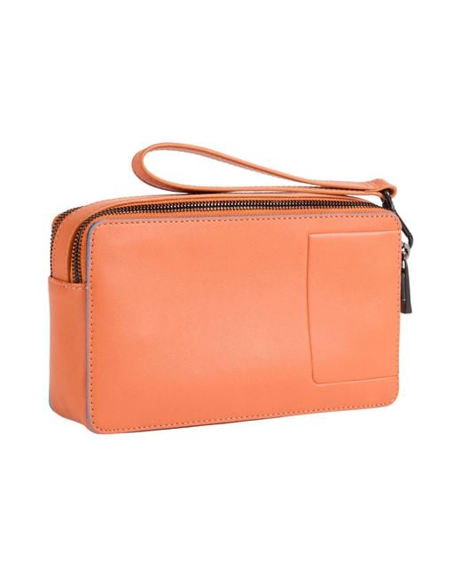 Piquadro Orange Beauty Case Cow Leather, Eva (Ethylene for men