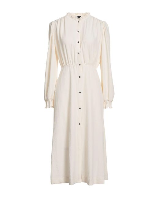 Pinko White Midi Dress