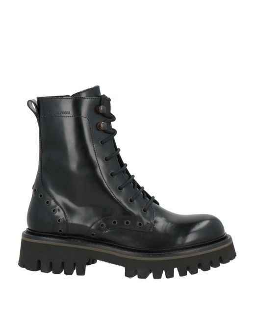 Sergio Rossi Black Ankle Boots Leather