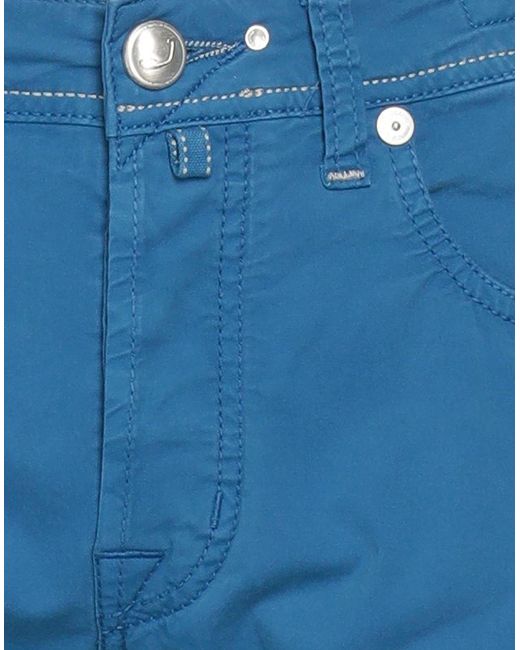 Jacob Coh?n Blue Bright Pants Cotton, Elastane for men