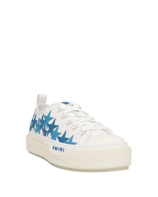 Amiri Blue Sneakers Leather, Textile Fibers for men