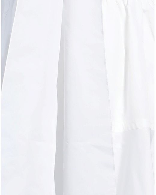 Patou White Maxi Dress Polyester