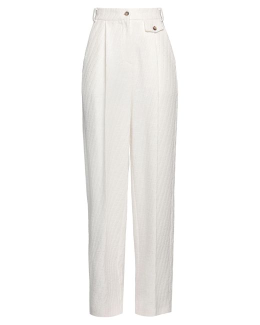 The Mannei White Trouser