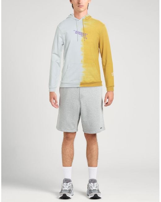 Daniele Alessandrini Yellow Sweatshirt Cotton, Polyester for men