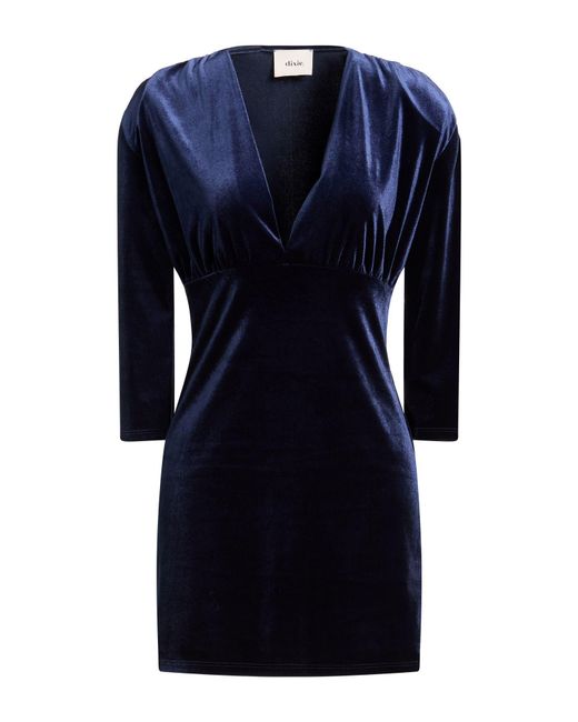 Dixie Blue Midnight Mini Dress Polyester, Elastane