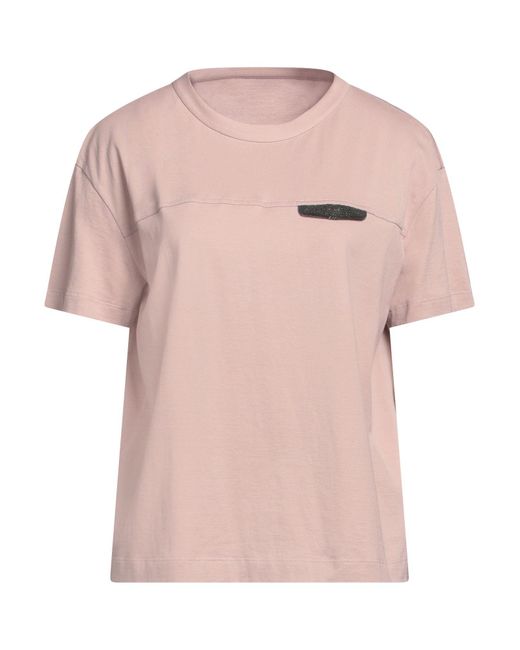 Camiseta Brunello Cucinelli de color Pink