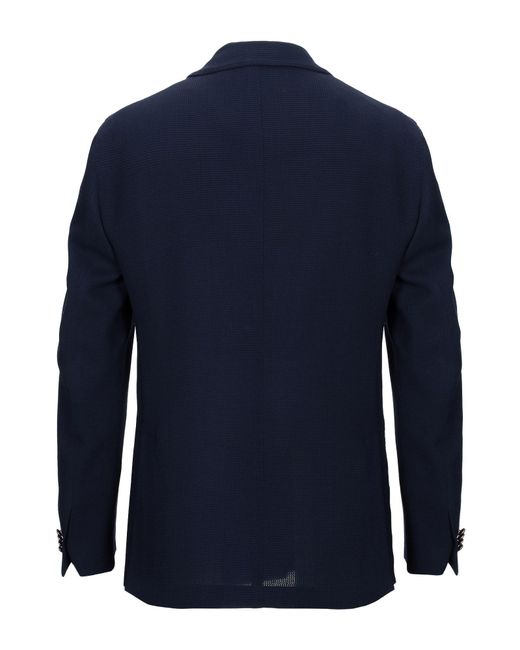 Boglioli Blue Midnight Blazer Virgin Wool for men