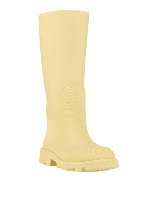 Burberry Yellow Boot Rubber