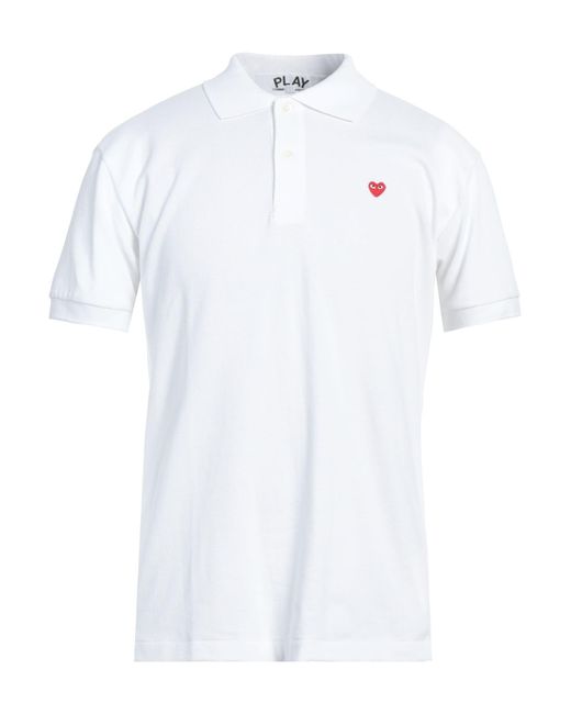 COMME DES GARÇONS PLAY White Polo Shirt for men