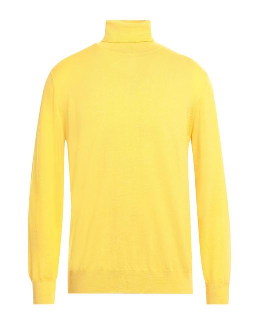 Kangra Rollkragenpullover in Yellow für Herren