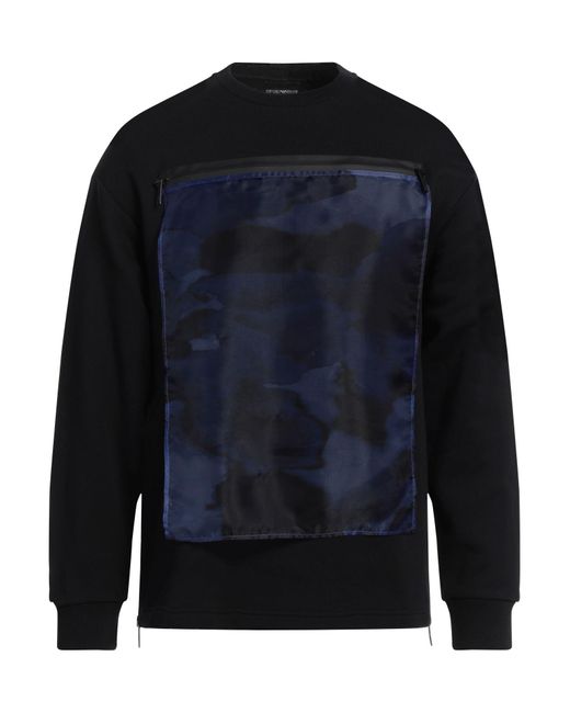 Emporio Armani Blue Sweatshirt for men