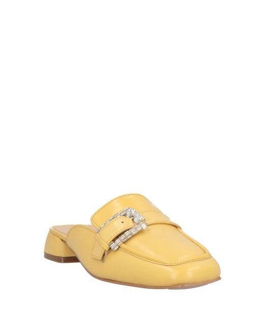 Bervicato Metallic Mules & Clogs Leather