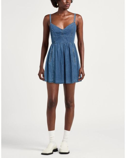 DKNY Blue Mini Dresses