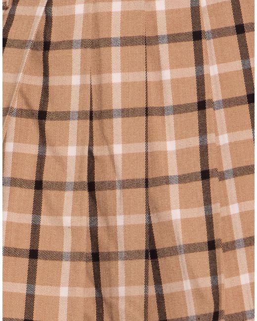 Kontatto Natural Mini Skirt Polyester, Viscose, Elastane