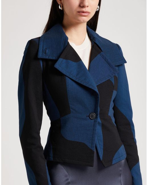 Vivienne Westwood Blue Jacket Polyester, Cotton, Viscose, Elastane