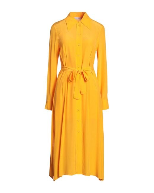 EMMA & GAIA Yellow Midi-Kleid