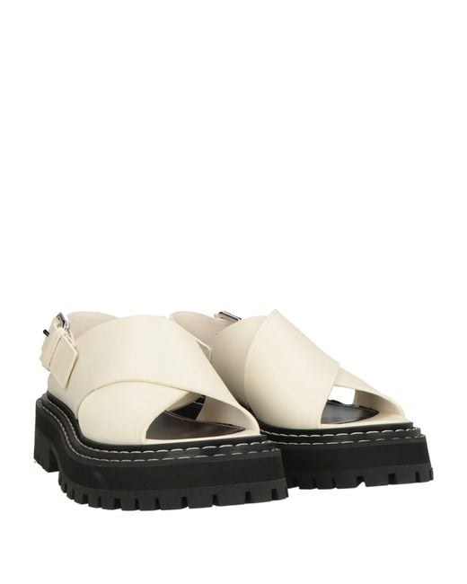Proenza Schouler White Sandals Calfskin
