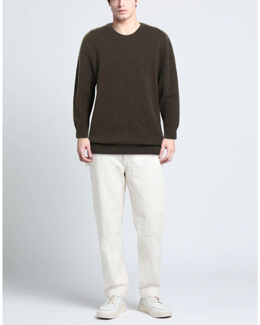 SHETLANDER'S Green Sweater for men