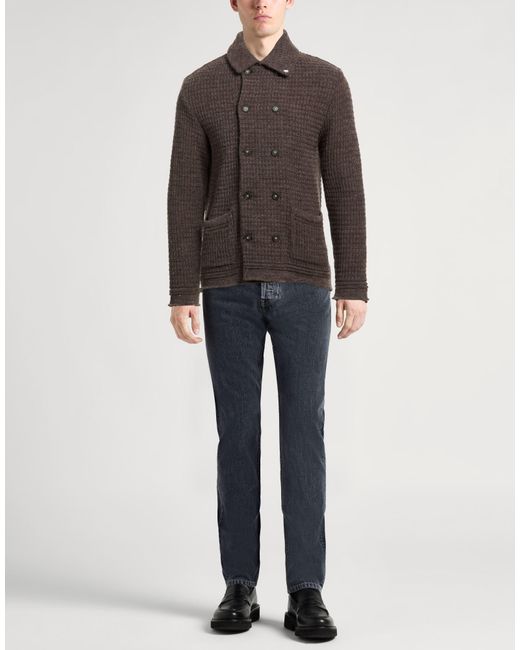 Manuel Ritz Brown Cardigans for men