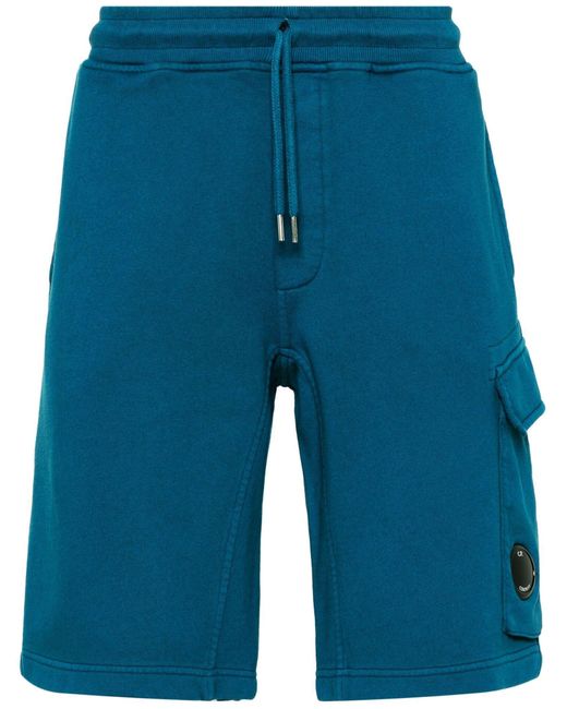 C P Company Shorts mit Logo-Applikation in Blue für Herren