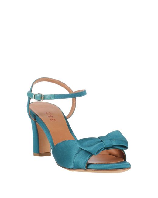 Chie Mihara Blue Deep Sandals Textile Fibers