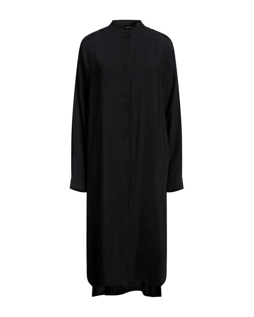 Isabel Benenato Black Midi Dress