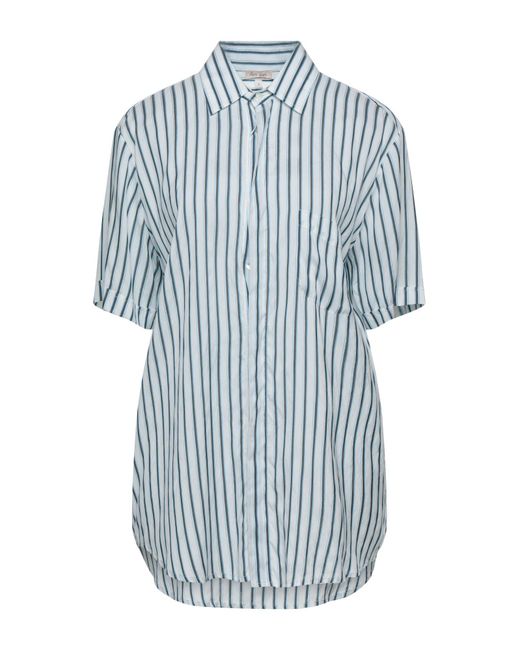 HER SHIRT HER DRESS Blue Shirt