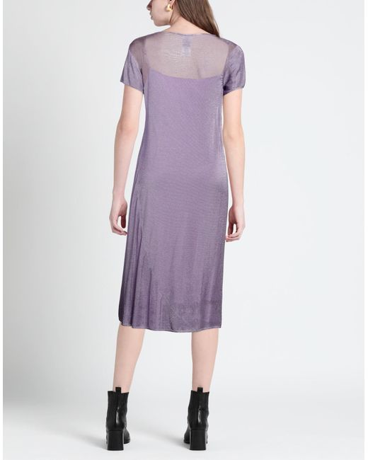 The Row Purple Midi Dress