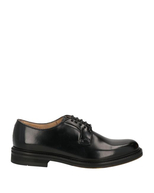 Doucal's Black Lace-up Shoes