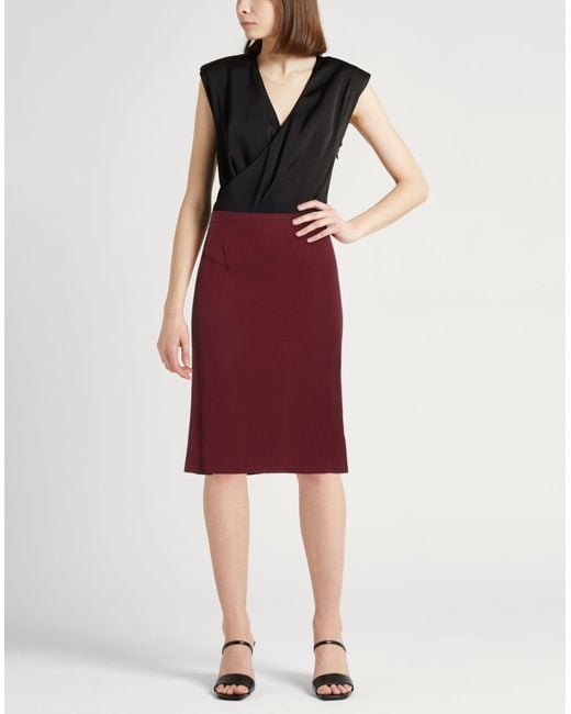 Trussardi Red Midi-Rock