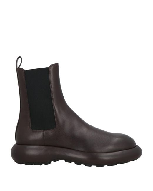 Jil Sander Black Ankle Boots for men