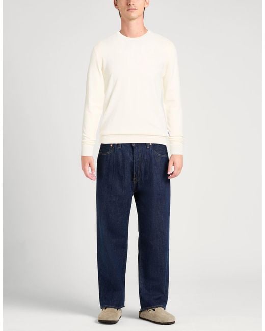 Berna White Sweater Viscose, Polyamide for men