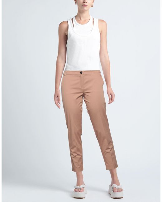Marella Natural Pants Cotton, Elastane