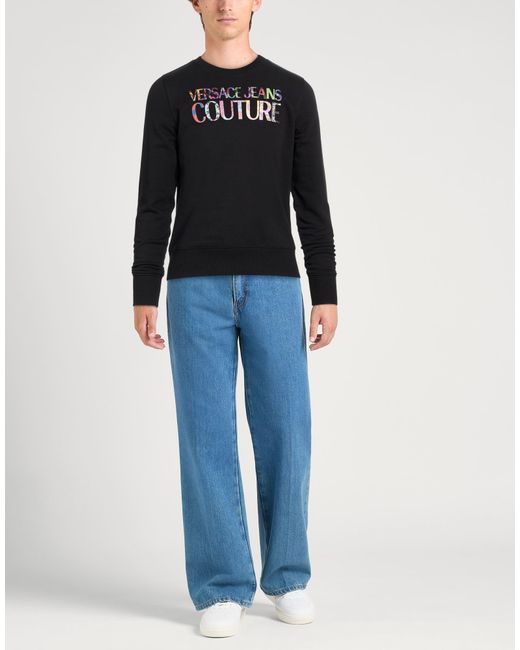 Versace Jeans Couture Black Sweatshirt for men