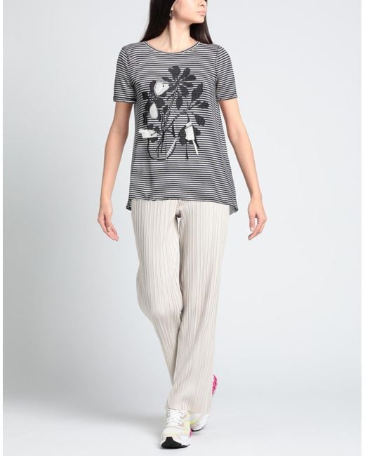 T-shirt High en coloris Gray
