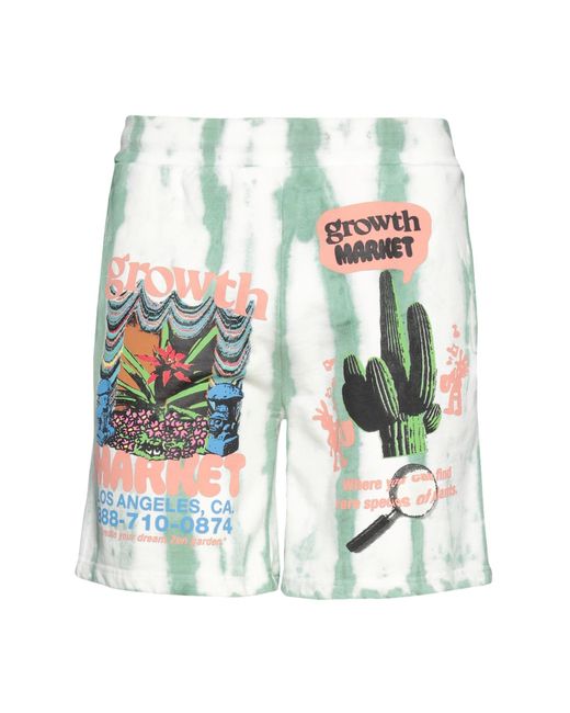 Market White Growth Tie-Dye Sweatshorts Shorts & Bermuda Shorts Cotton for men