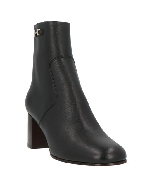 Ferragamo Black Ankle Boots