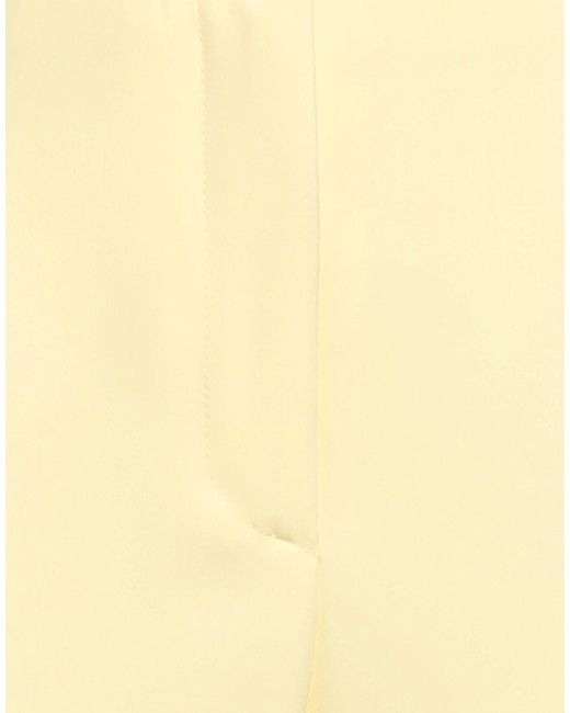 Blugirl Blumarine Yellow Pants Polyester, Elastane