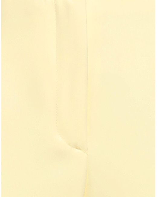 Blugirl Blumarine Yellow Pants Polyester, Elastane