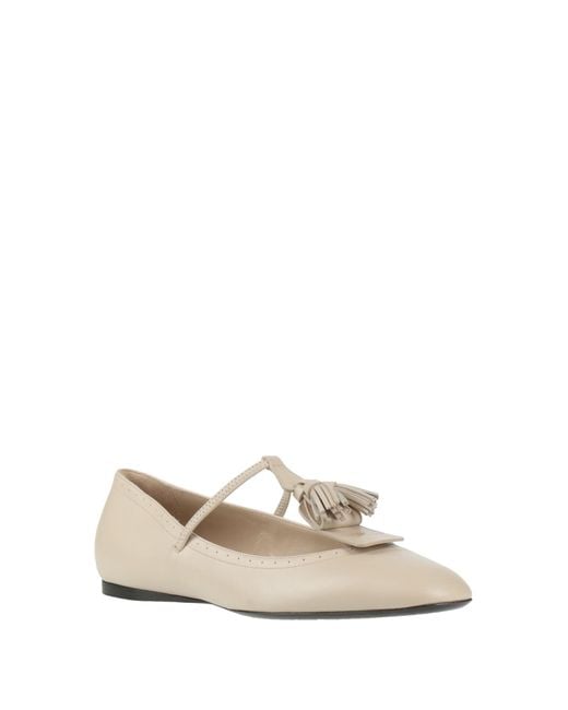 Giorgio Armani White Ballet Flats