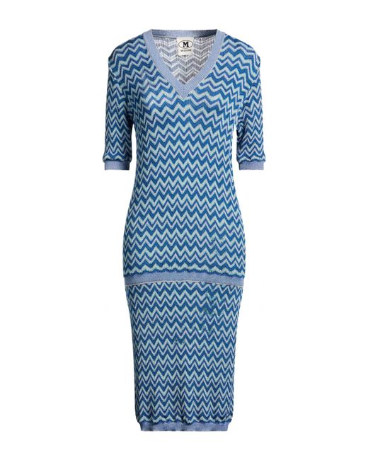 Missoni Blue Missoni Mini Dress