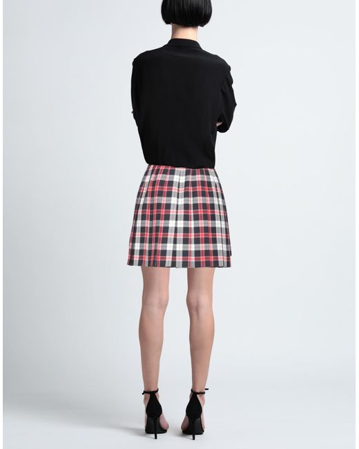 Thom Browne Red Mini Skirt