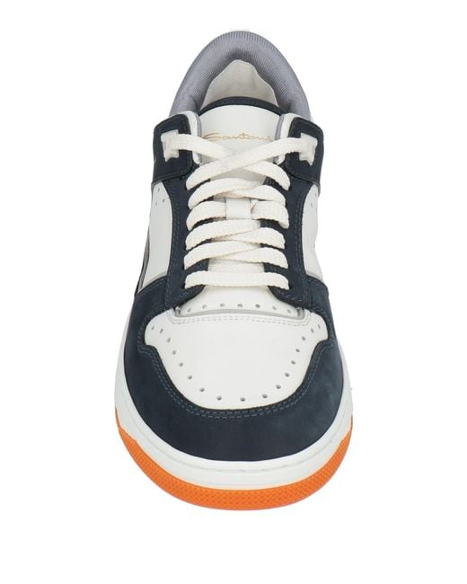 Santoni Blue Trainers for men