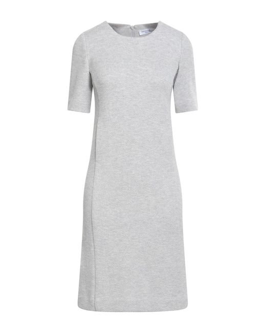 Amina Rubinacci Gray Mini Dress