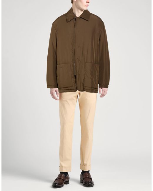 Emporio Armani Brown Coats for men
