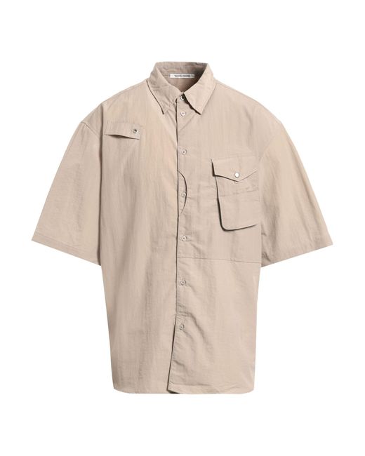 WOOD WOOD Natural Shirt Polyester for men